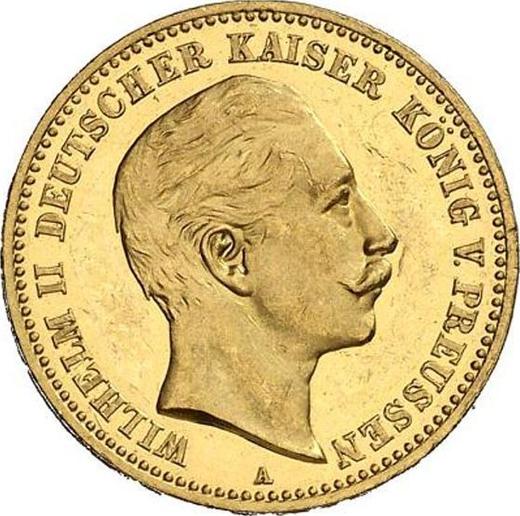 Anverso 10 marcos 1902 A "Prusia" - valor de la moneda de oro - Alemania, Imperio alemán