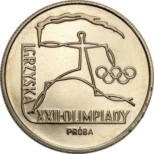 Reverse Pattern 20 Zlotych 1980 MW "XXII Summer Olympic Games - Moscow 1980" Nickel -  Coin Value - Poland, Peoples Republic