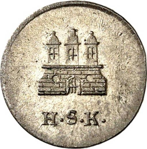 Аверс монеты - Сехслинг (6 пфеннигов) 1809 года H.S.K. - цена  монеты - Гамбург, Вольный город