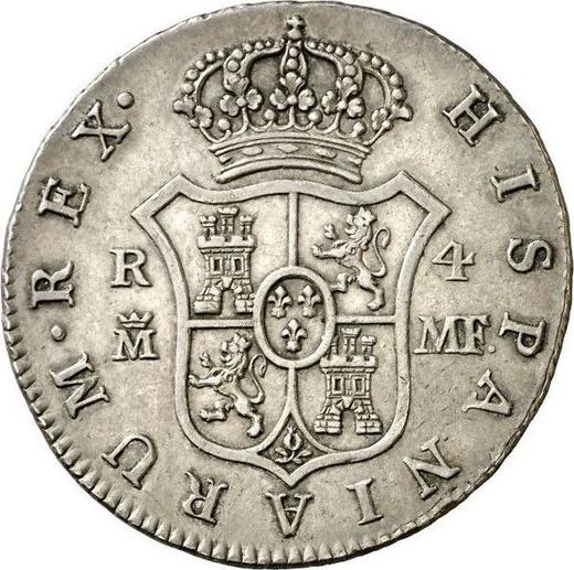 Reverse 4 Reales 1795 M MF - Silver Coin Value - Spain, Charles IV