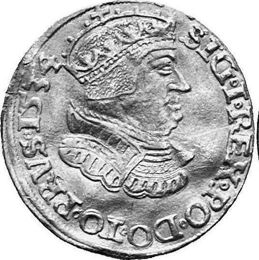 Awers monety - Dukat 1534 CS - cena złotej monety - Polska, Zygmunt I Stary