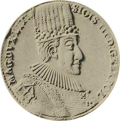Anverso Tálero 1587 "Tipo 1587-1588" - valor de la moneda de plata - Polonia, Segismundo III