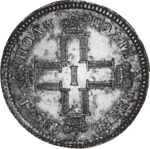 Anverso Polupoltinnik 1800 СМ АИ Peso 6,31 g Reacuñación - valor de la moneda de plata - Rusia, Pablo I de Rusia 