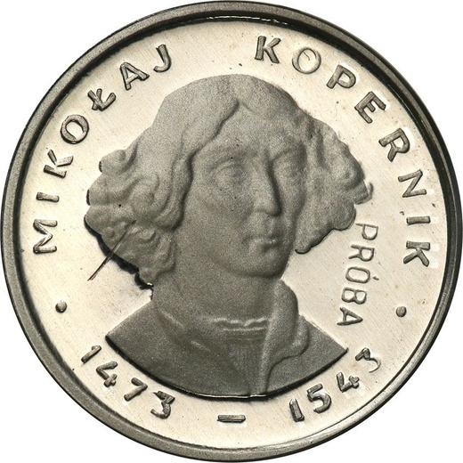 Reverso Pruebas 2000 eslotis 1979 MW "Nicolás Copérnico" Aluminio - valor de la moneda  - Polonia, República Popular