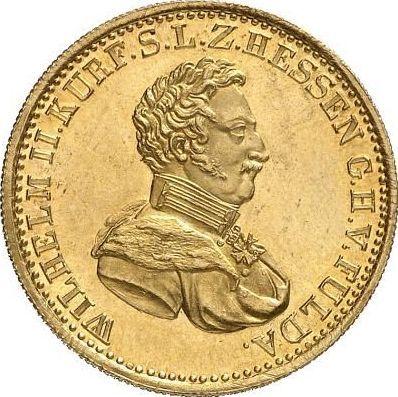 Awers monety - 5 talarów 1821 - cena złotej monety - Hesja-Kassel, Wilhelm II