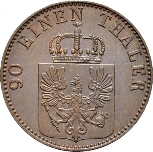 Anverso 4 Pfennige 1858 A - valor de la moneda  - Prusia, Federico Guillermo IV