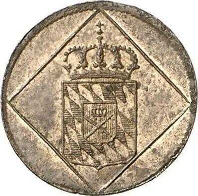 Anverso Heller 1822 - valor de la moneda  - Baviera, Maximilian I
