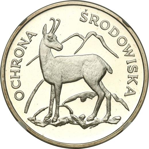 Реверс монеты - 100 злотых 1979 года MW "Серна" Серебро - цена серебряной монеты - Польша, Народная Республика