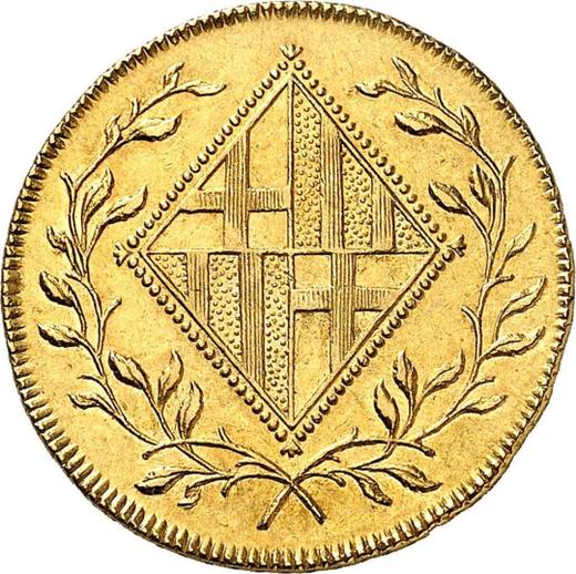Аверс монеты - 20 песет 1812 года - цена золотой монеты - Испания, Жозеф Бонапарт