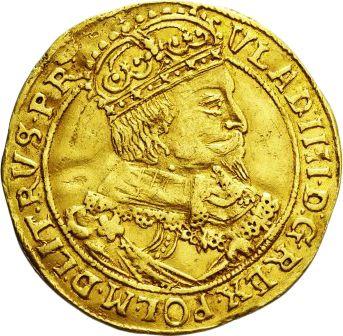 Аверс монеты - Дукат 1639 года II "Торунь" - цена золотой монеты - Польша, Владислав IV