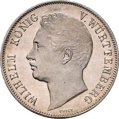 Awers monety - 1 gulden 1846 - cena srebrnej monety - Wirtembergia, Wilhelm I