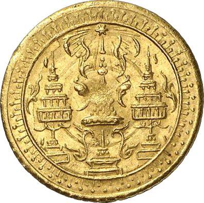 Аверс монеты - 2,5 бата (Пот Дуанг) 1894 года - цена золотой монеты - Таиланд, Рама V