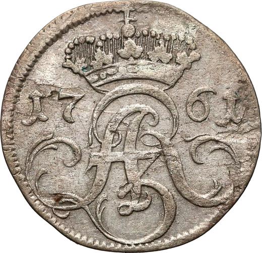 Аверс монеты - Шеляг 1761 года HWS "Эльблонгский" - цена  монеты - Польша, Август III