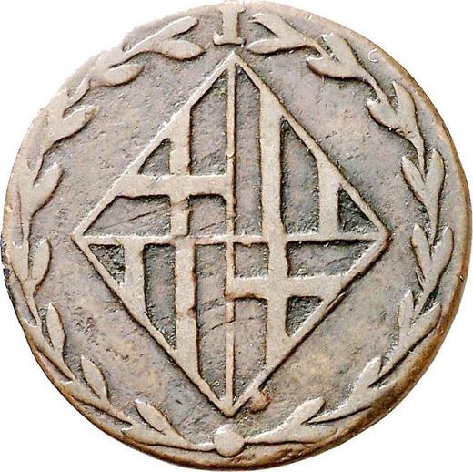 Аверс монеты - 1 куарто 1813 года - цена  монеты - Испания, Жозеф Бонапарт