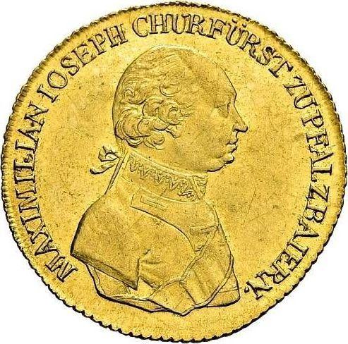 Аверс монеты - Дукат 1805 года - цена золотой монеты - Бавария, Максимилиан I