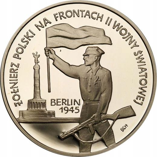 Reverso 10 eslotis 1995 MW BCH "Berlin 1945" - valor de la moneda de plata - Polonia, República moderna