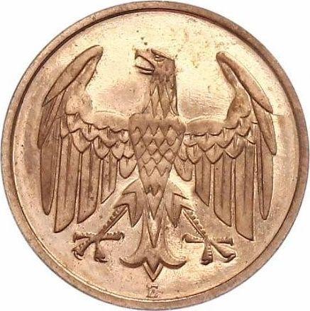 Аверс монеты - 4 рейхспфеннига 1932 года E - цена  монеты - Германия, Bеймарская республика