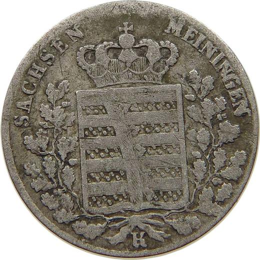 Anverso 3 kreuzers 1837 K - valor de la moneda de plata - Sajonia-Meiningen, Bernardo II
