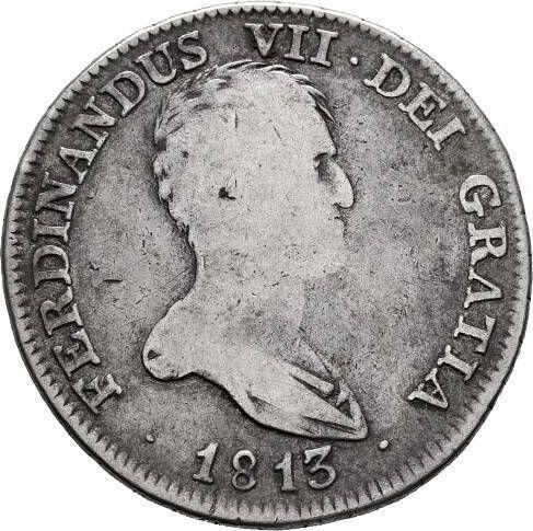 Awers monety - 4 reales 1813 M GJ "Typ 1809-1814" - cena srebrnej monety - Hiszpania, Ferdynand VII