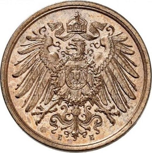 Реверс монеты - 2 пфеннига 1905 года E "Тип 1904-1916" - цена  монеты - Германия, Германская Империя