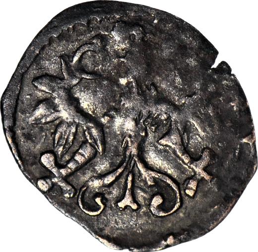Аверс монеты - Денарий 1604 года CWF "Тип 1588-1612" - цена серебряной монеты - Польша, Сигизмунд III Ваза
