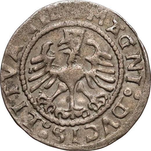 Reverso Medio grosz 1528 V "Lituania" - valor de la moneda de plata - Polonia, Segismundo I el Viejo