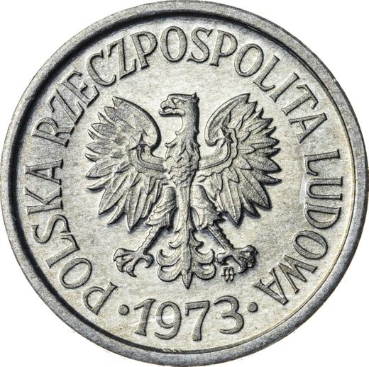 Anverso 20 groszy 1973 MW - valor de la moneda  - Polonia, República Popular
