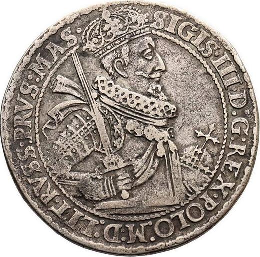 Аверс монеты - Талер 1620 года "Тип 1618-1630" - цена серебряной монеты - Польша, Сигизмунд III Ваза