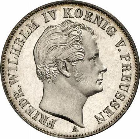 Аверс монеты - Талер 1851 года A - цена серебряной монеты - Пруссия, Фридрих Вильгельм IV