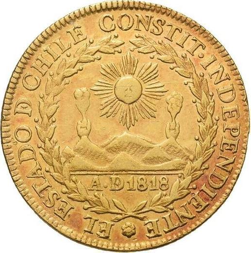 Avers 8 Escudos 1834 So IJ - Goldmünze Wert - Chile, Republik
