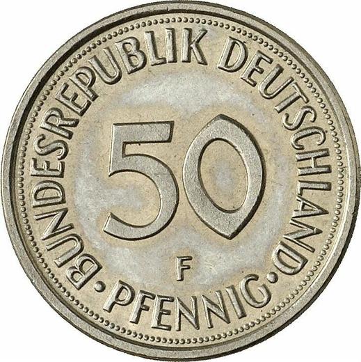 Аверс монеты - 50 пфеннигов 1974 года F - цена  монеты - Германия, ФРГ
