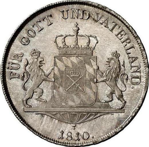 Reverso Tálero 1810 "Tipo 1807-1825" - valor de la moneda de plata - Baviera, Maximilian I