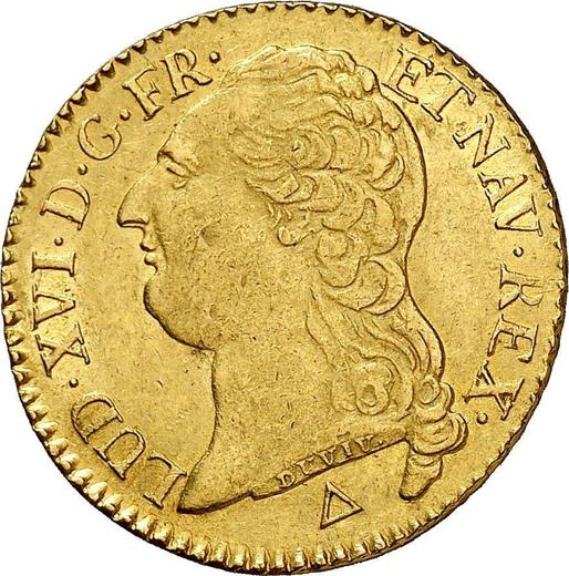 Obverse Louis d'Or 1790 R Orléans - France, Louis XVI