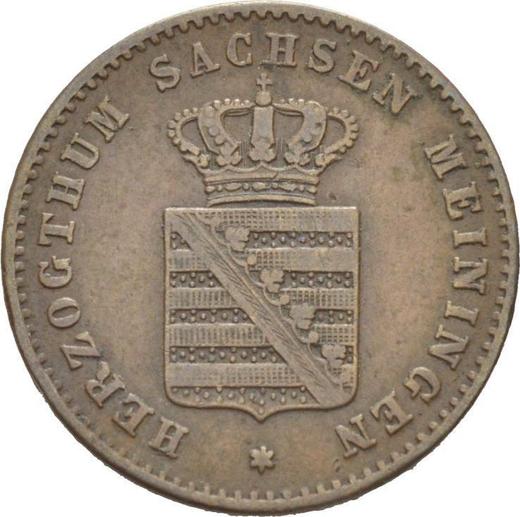 Avers 2 Pfennig 1867 - Münze Wert - Sachsen-Meiningen, Georg II