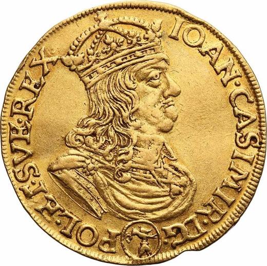 Аверс монеты - 2 дуката 1661 года TLB "Тип 1658-1661" - цена золотой монеты - Польша, Ян II Казимир