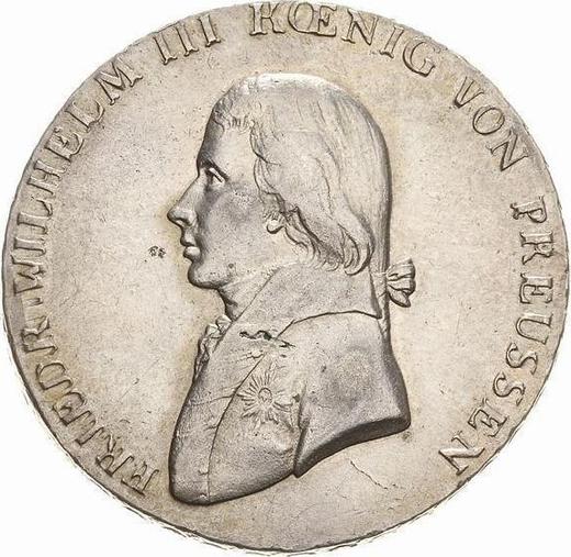 Аверс монеты - Талер 1804 года A - цена серебряной монеты - Пруссия, Фридрих Вильгельм III