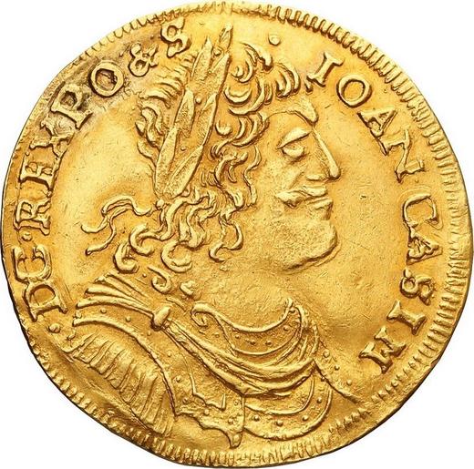 Аверс монеты - 2 дуката 1654 года MW "Тип 1651-1659" - цена золотой монеты - Польша, Ян II Казимир