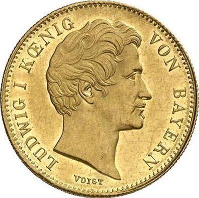 Awers monety - Dukat 1842 - cena złotej monety - Bawaria, Ludwik I