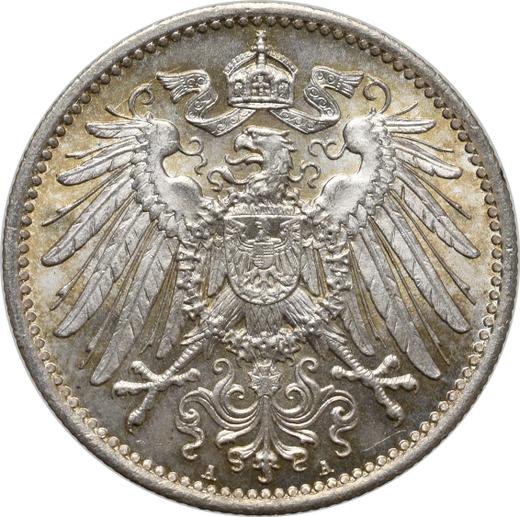 Rewers monety - 1 marka 1915 A "Typ 1891-1916" - cena srebrnej monety - Niemcy, Cesarstwo Niemieckie