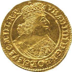 Anverso Ducado 1646 GR "Toruń" - valor de la moneda de oro - Polonia, Vladislao IV