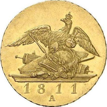 Реверс монеты - 2 фридрихсдора 1811 года A - цена золотой монеты - Пруссия, Фридрих Вильгельм III