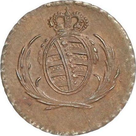 Awers monety - 1 fenig 1811 H - cena  monety - Saksonia-Albertyna, Fryderyk August I