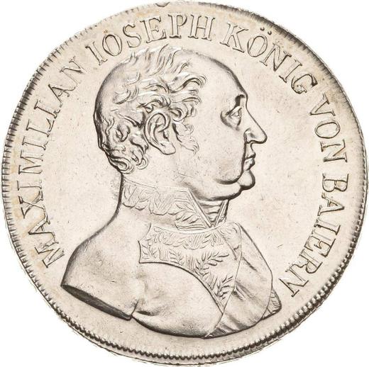 Anverso Tálero 1825 "Tipo 1807-1825" - valor de la moneda de plata - Baviera, Maximilian I