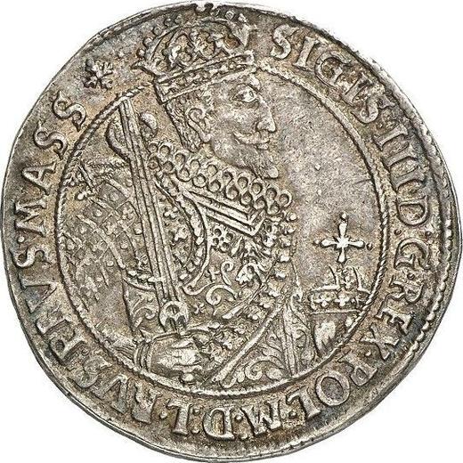 Аверс монеты - Полталера 1629 года II - цена серебряной монеты - Польша, Сигизмунд III Ваза