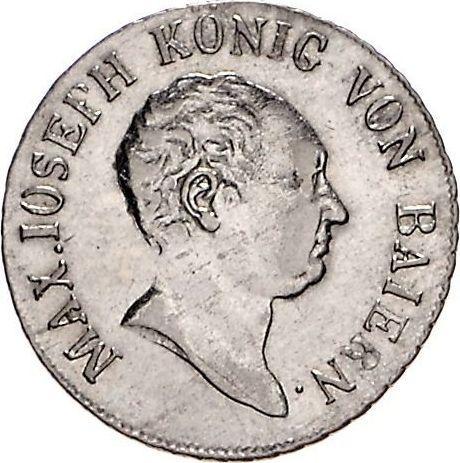 Аверс монеты - 6 крейцеров 1806 года - цена серебряной монеты - Бавария, Максимилиан I