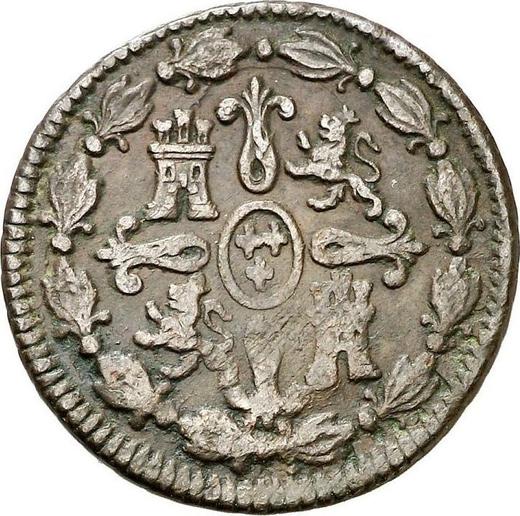 Reverse 4 Maravedís 1801 -  Coin Value - Spain, Charles IV