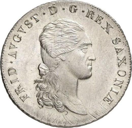 Awers monety - Talar 1815 I.G.S. - cena srebrnej monety - Saksonia-Albertyna, Fryderyk August I