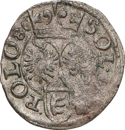 Reverse Schilling (Szelag) 1586 ID Open Crown - Silver Coin Value - Poland, Stephen Bathory