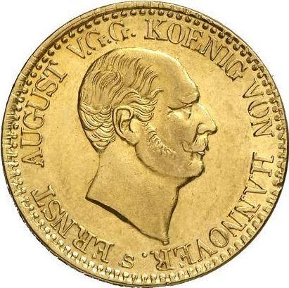 Anverso 10 táleros 1839 S - valor de la moneda de oro - Hannover, Ernesto Augusto 