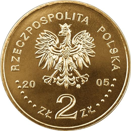 Аверс монеты - 2 злотых 2005 года MW AN "История польского злотого - 1 злотый II Республики" - цена  монеты - Польша, III Республика после деноминации